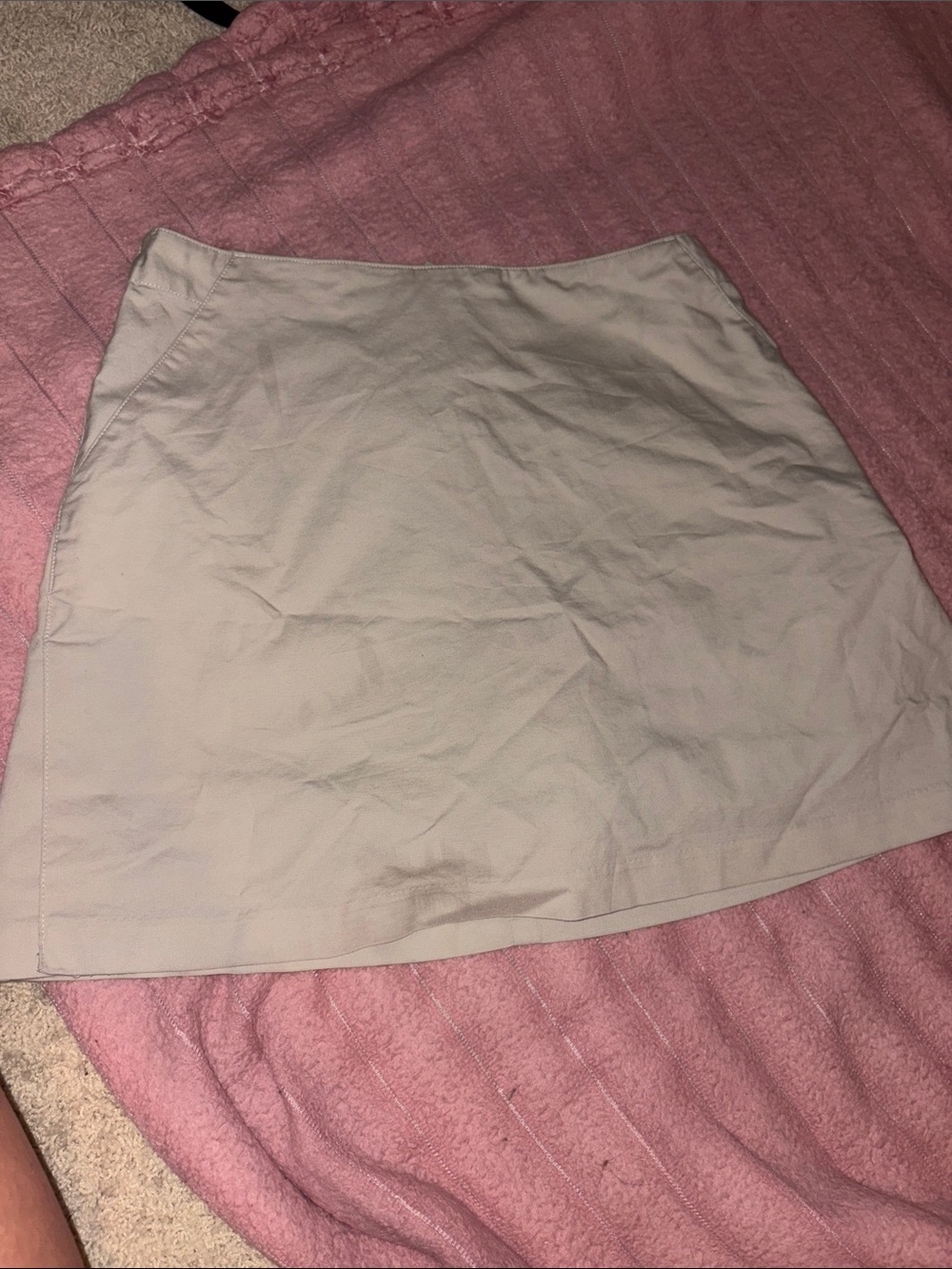 adidas Women's Light Beige Mini Skirt